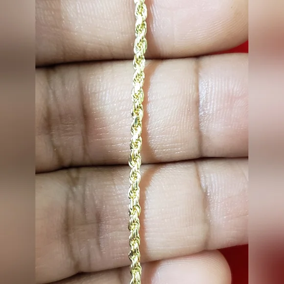 10kt Gold Rope Chain